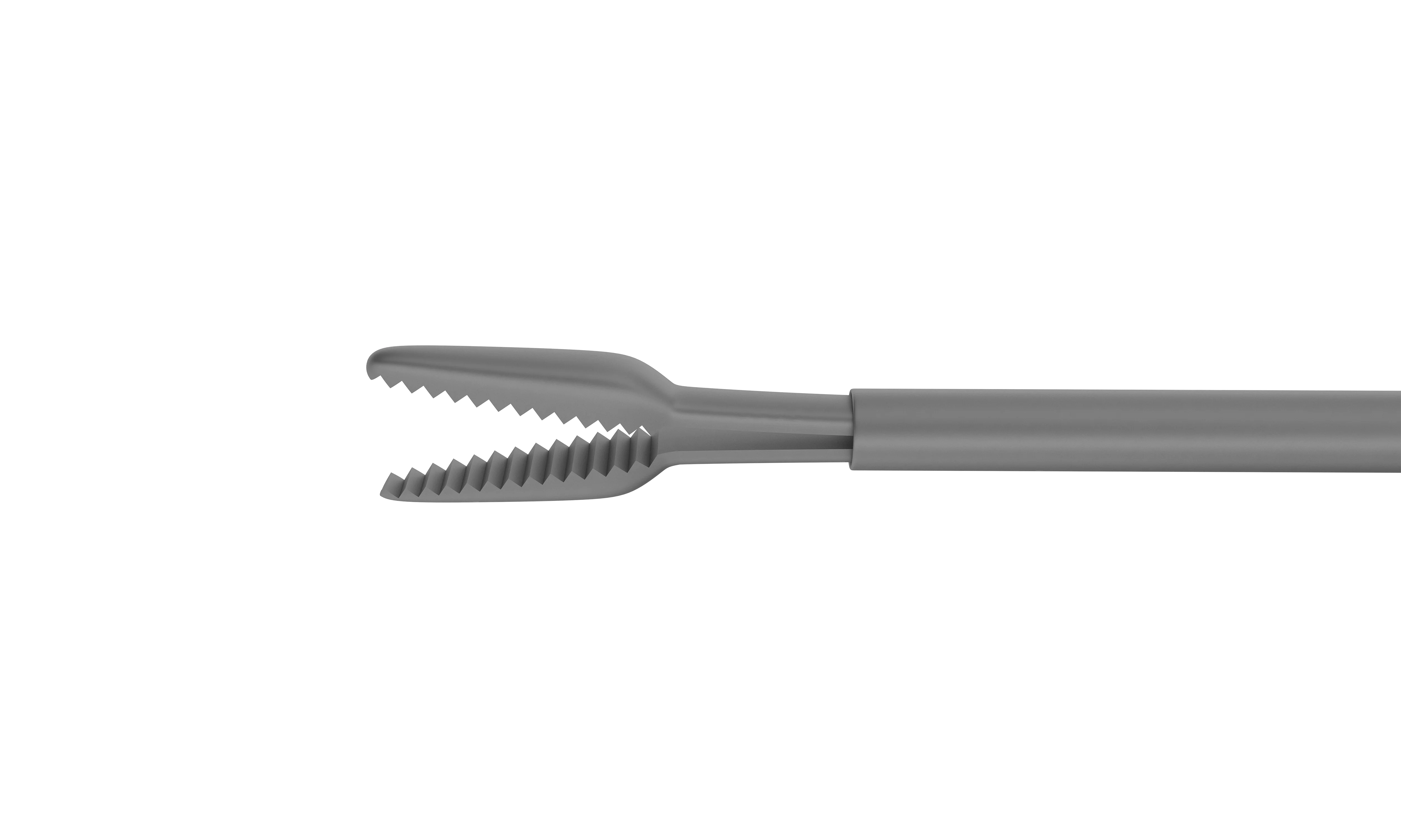 12-304-25H Gripping Forceps With A "Crocodile" Platform, Attached to a Squeeze Handle, with RUMEX Flushing System, 25 Ga - Image 3