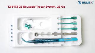 13-097-23 Delicate Membrane Pick, 23 Ga, Length 135 mm, Round Titanium Handle - Image 3