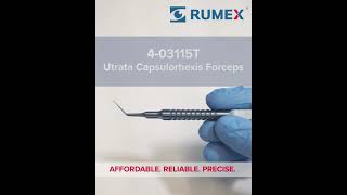 4-0395 Capsulorhexis Forceps with Scale (2.50/5.00 mm), Cross-Action, for 1.50 mm Incisions, Curved Stainless Steel Jaws (8.50 mm), Short Lever (16.00 mm), Medium (91 mm) Flat Titanium Handle, Length 110 mm - Image 5